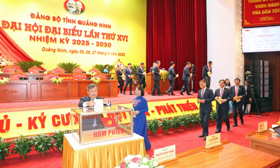 55 đồng chí trúng cử Ban Chấp hành Đảng bộ tỉnh khoá XVI, nhiệm kỳ 2025 – 2030