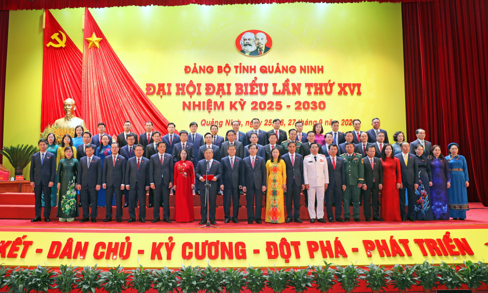 Ra mắt Ban Chấp hành Đảng bộ tỉnh khóa XVI, nhiệm kỳ 2025-2030