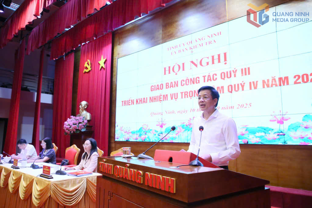 Hội nghị giao ban công tác kiểm tra, giám sát, kỷ luật của Đảng quý III/2025.