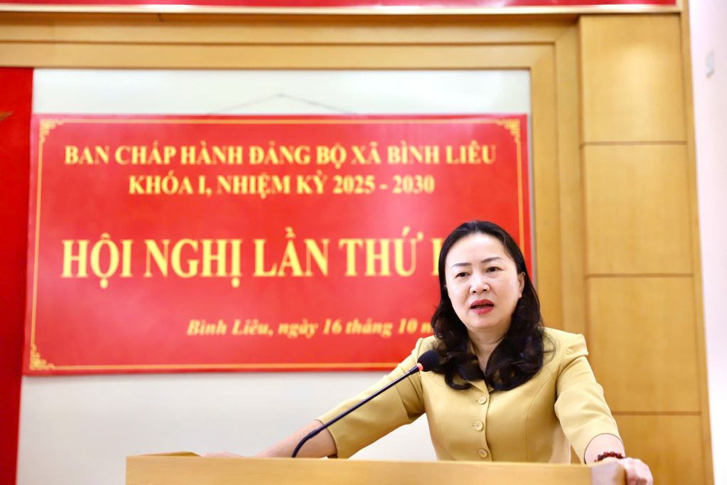 Hội nghị Ban Chấp hành Đảng bộ xã Bình Liêu lần thứ 2