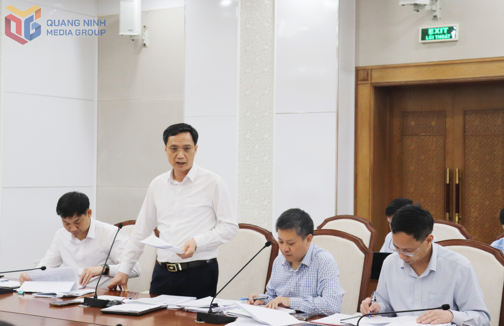 Lãnh đạo Sở KH&CN phát biểu tại cuộc họp.