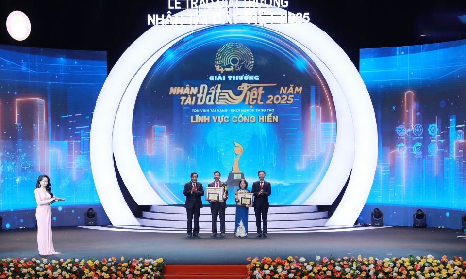 Quảng Ninh có một cá nhân được trao Giải thưởng Nhân tài Đất Việt 2025