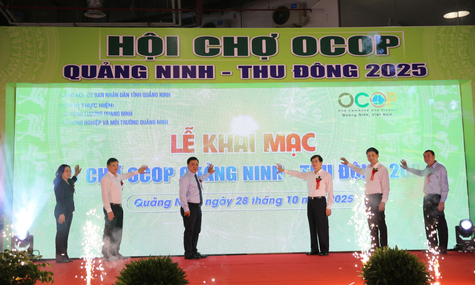 Khai mạc Hội chợ OCOP Quảng Ninh - Thu Đông 2025