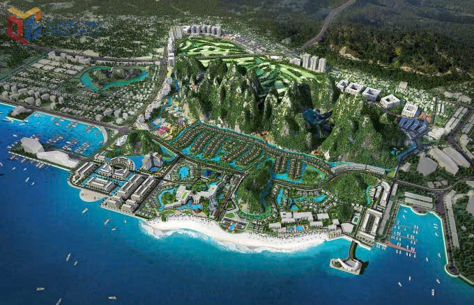 Quy hoạch Tổ hợp dự lịch nghỉ dưỡng - giải trí cao cấp sân golf và khu dân cư Mon Bay Vân Đồn tương tác hoạt động du lịch.