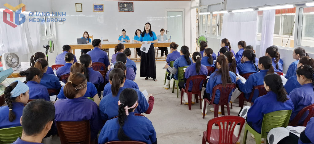 BHXH tỉnh tổ chức hội nghị tuyên truyền, đối thoại chính sách BHXH, BHYT tại Công ty TNHH Taiheiyo Shinju Việt Nam (Đặc khu Vân Đồn) tháng 11/2025.