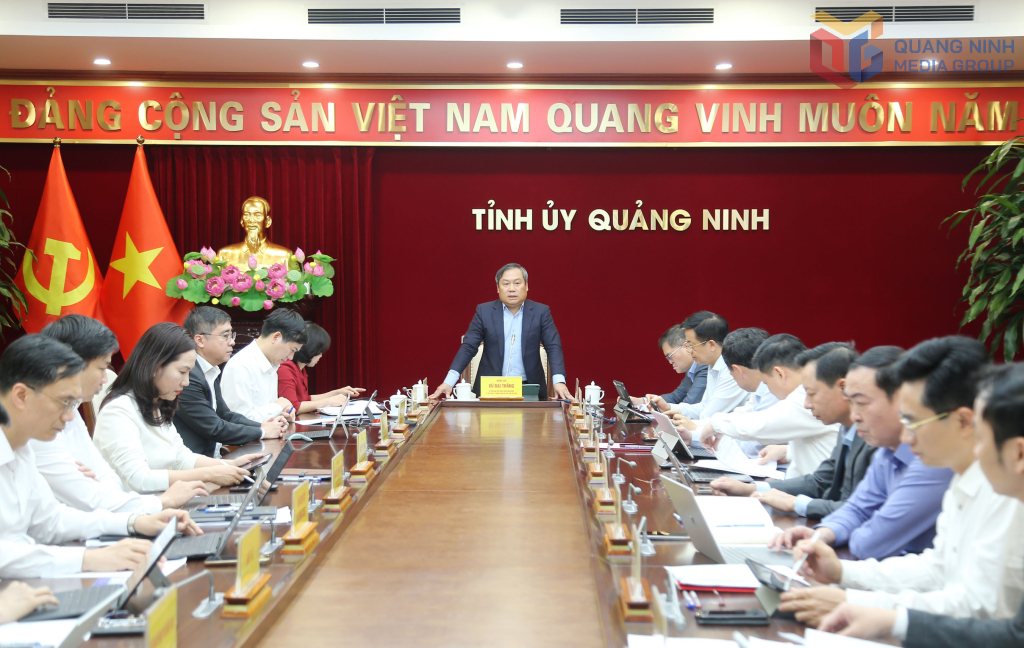 Hội nghị giao ban Thường trực Tỉnh ủy.