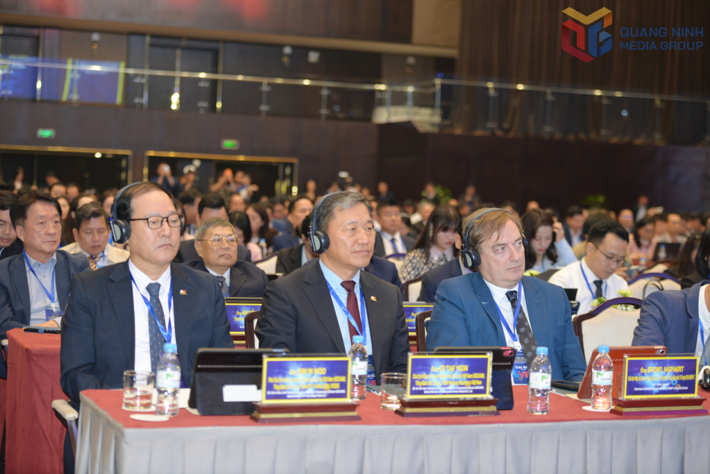 Đông đảo các doanh nghiệp, nhà đầu tư quốc tế dự tại hội nghị.