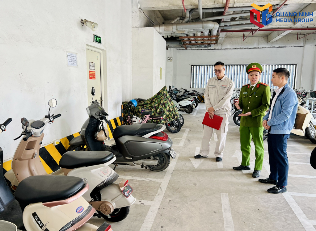 Hầm gửi xe là một trong những nơi có nguy cơ cháy nổ cao, nên được kiểm tra thường xuyên.