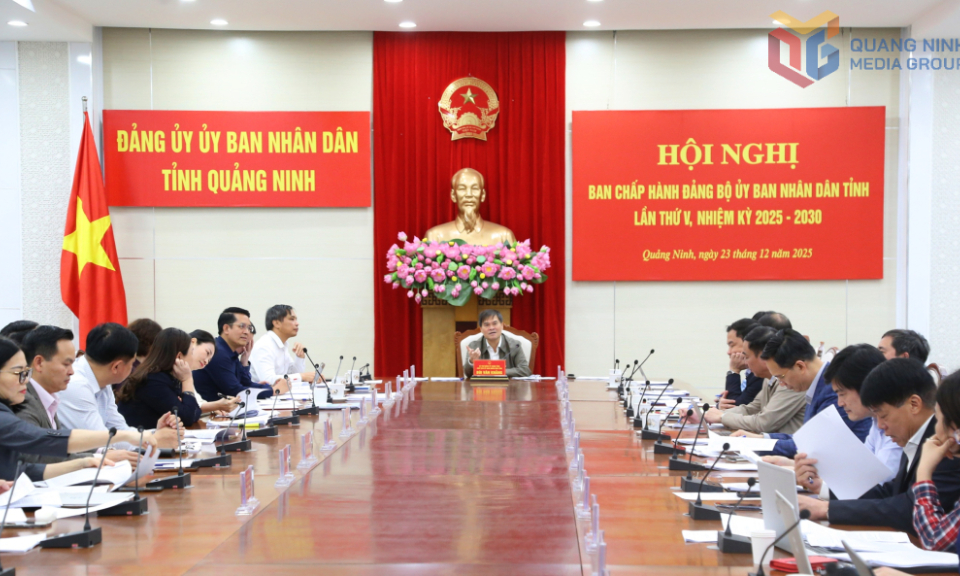Ban Chấp hành Đảng bộ UBND tỉnh thống nhất phương hướng, nhiệm vụ trọng tâm năm 2026