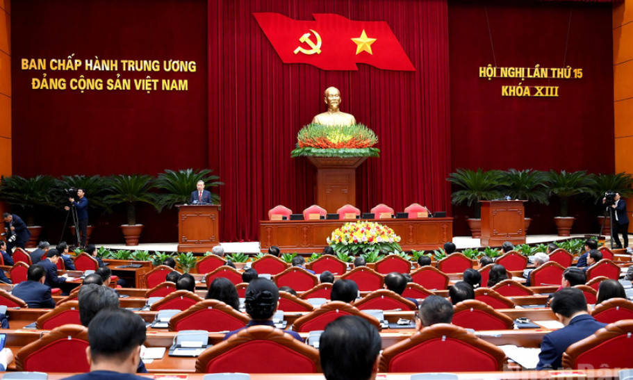 Thông báo Hội nghị lần thứ 15 Ban Chấp hành Trung ương Đảng khóa XIII
