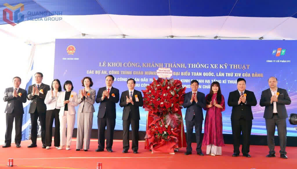 Khởi công Dự án Đầu tư Xây dựng và kinh doanh hạ tầng kỹ thuật Khu Công nghệ số tập trung Tuần Châu tháng 12/2025. Ảnh: Hoài Minh