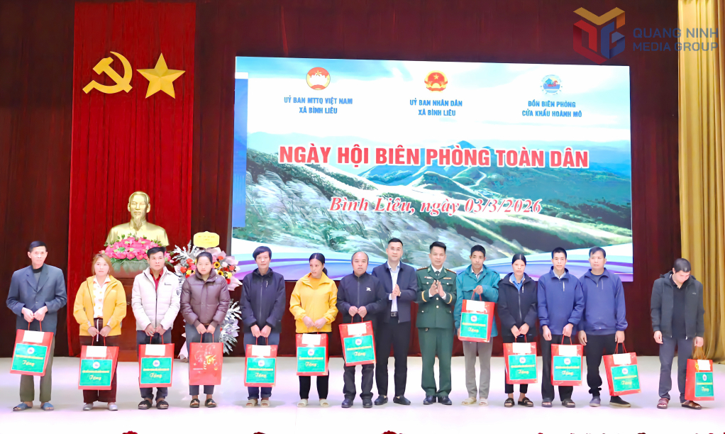 Sôi nổi “Ngày hội Biên phòng toàn dân” tại xã Bình Liêu