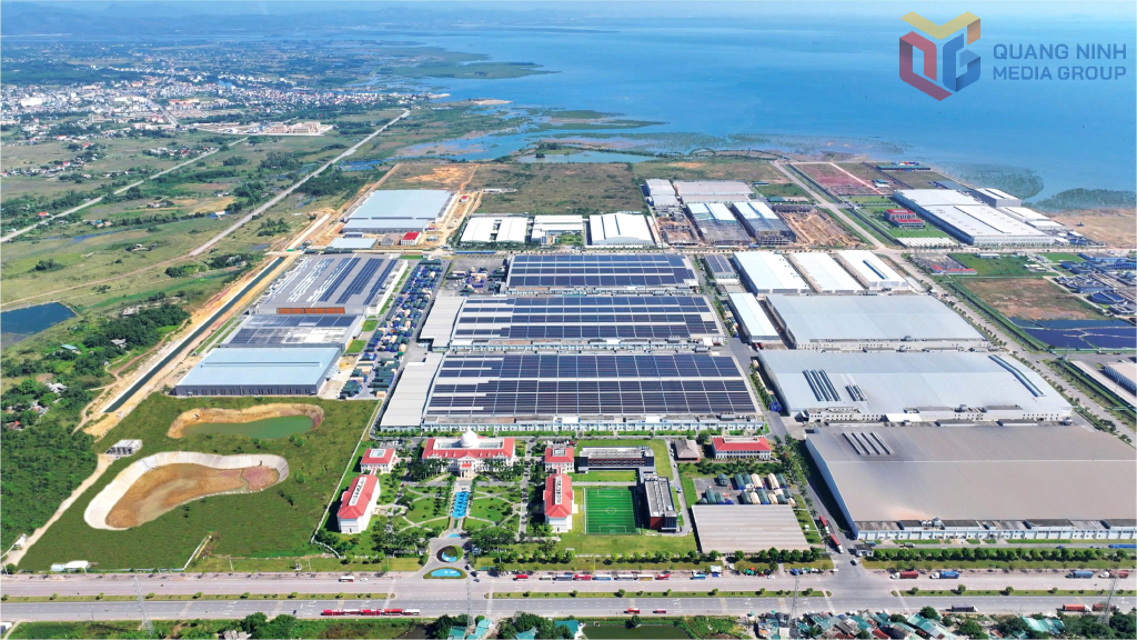 KCN Hải Hà đã thu hút được trên 30 dự án FDI vào đầu tư. Ảnh: Mạnh Trường