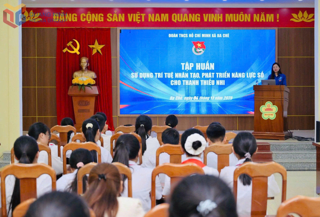 Đoàn Thanh niên xã Ba Chẽ ra mắt ứng dụng Bản đồ số xã Ba Chẽ.