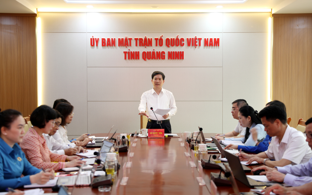 Giao ban Ban Thường trực Ủy ban MTTQ Việt Nam tỉnh Giao ban Ban Thường trực Ủy ban MTTQ Việt Nam tỉnh