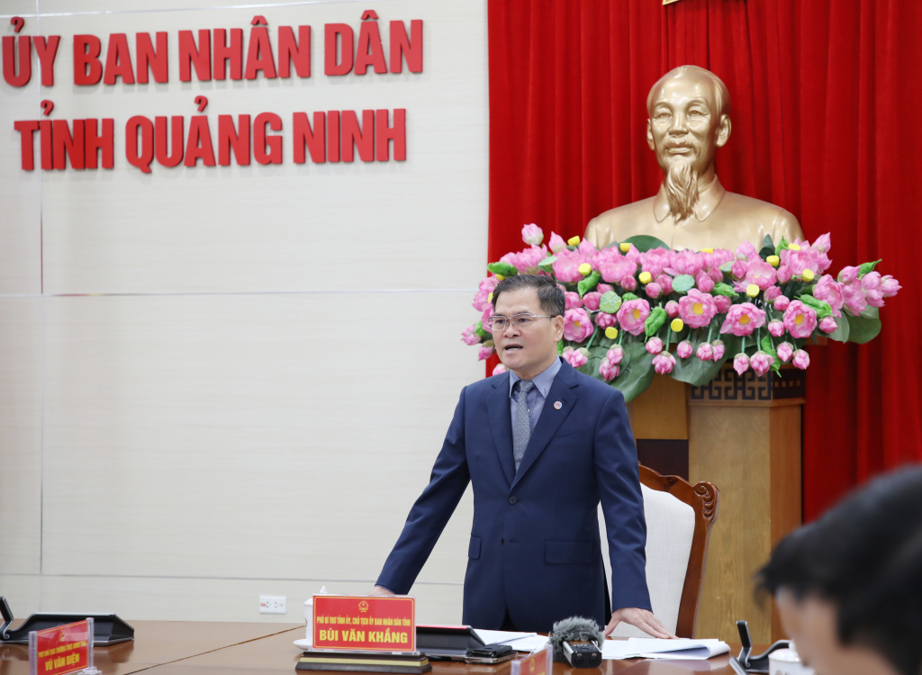 Đồng chí Bùi Văn Khắng, Phó Bí thư Tỉnh ủy, Chủ tịch UBND tỉnh