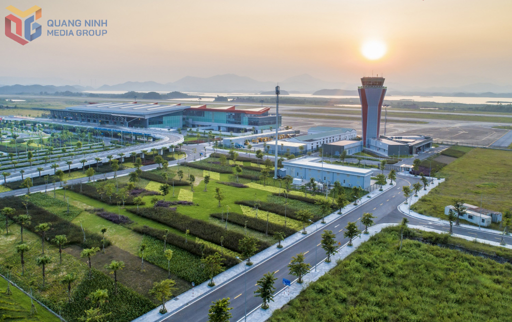 Hạ tầng hiện đại tại Cảng hàng không quốc tế Vân Đồn.