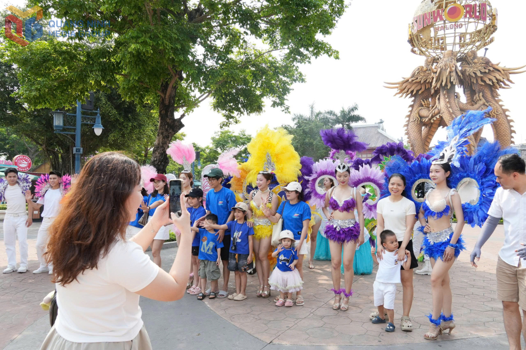 Tổ hợp khu vui chơi, giải trí Sunworld Hạ Long thu hút du khách.