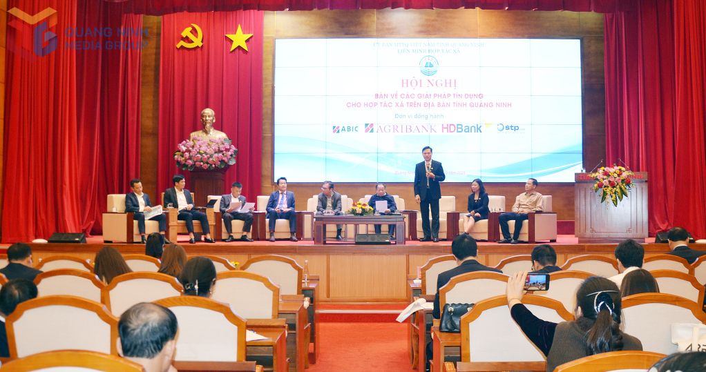 Hội nghị bàn giải pháp tín dụng cho các HTX trên địa bàn tỉnh Quảng Ninh, tạo điều kiện để nhiều HTX nuôi biển tiếp cận nguồn vốn đầu tư, mở rộng và phát triển sản xuất, năm 2025.