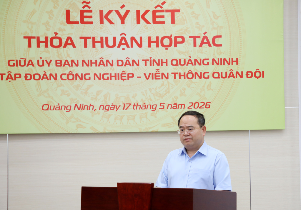 Lễ ký kết thỏa thuận hợp tác giữa UBND tỉnh và Tập đoàn Viettel