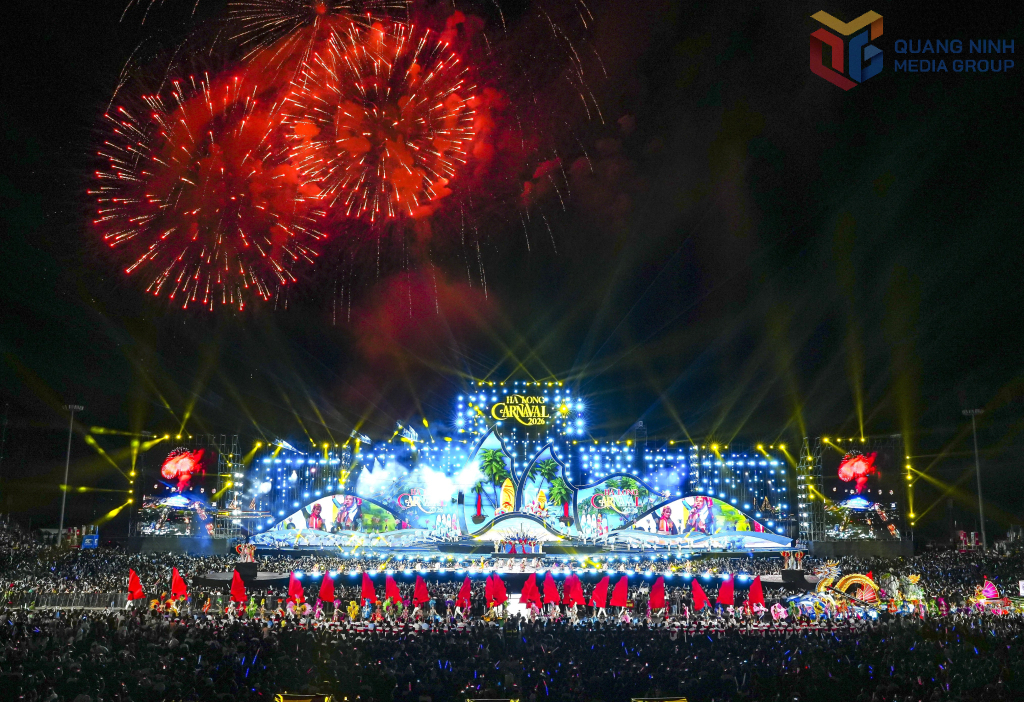 Chương trình Carnaval Hạ Long 2026 với quy mô hoành tráng, tạo nên sức hút mạnh mẽ cho du lịch Quảng Ninh ngay từ đầu hè.
