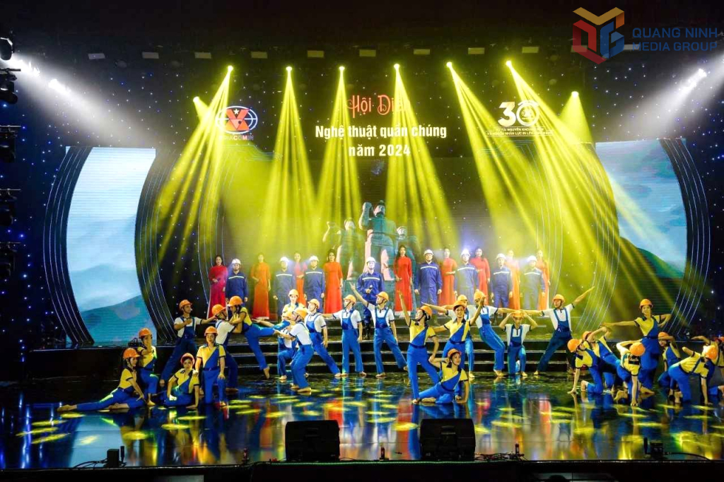 Đội văn nghệ của Công ty giành giải xuất sắc giành giải Nhất khối Phong trào mạnh tại Hội diễn Nghệ thuật quần chúng TKV năm 2024. 