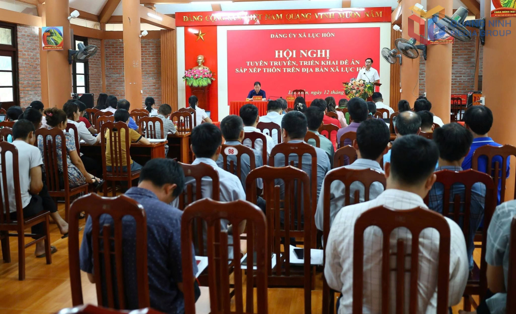 Xã Lục Hồn tổ chức Hội nghị tuyên truyền triển khai Đề án sắp xếp các thôn trên địa bàn.