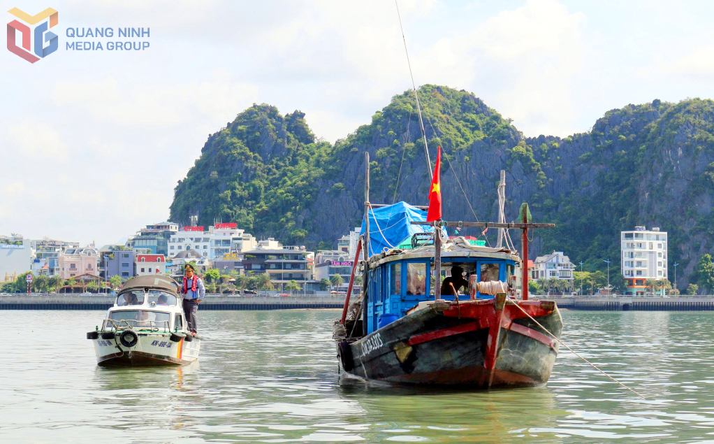 Lực lượng kiểm tra của Ban cùng các lực lượng phối hợp tuần tra kiểm soát, xử lý hiệu quả các vi phạm trên Vịnh Hạ Long.