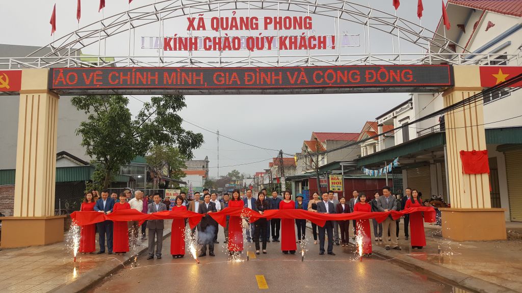 Khánh thành cổng chào xã Quảng Phong, huyện Hải Hà