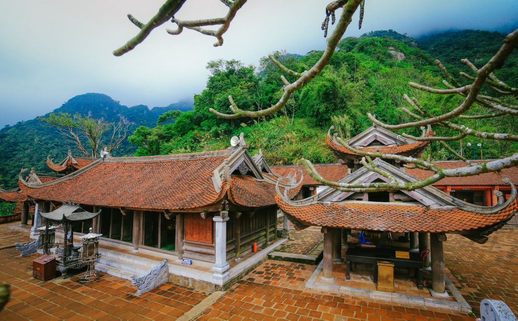 Không gian Yên Tử vào thu đẹp mơ màng. Ảnh tư liệu của Công ty CP Phát triển Tùng Lâm.