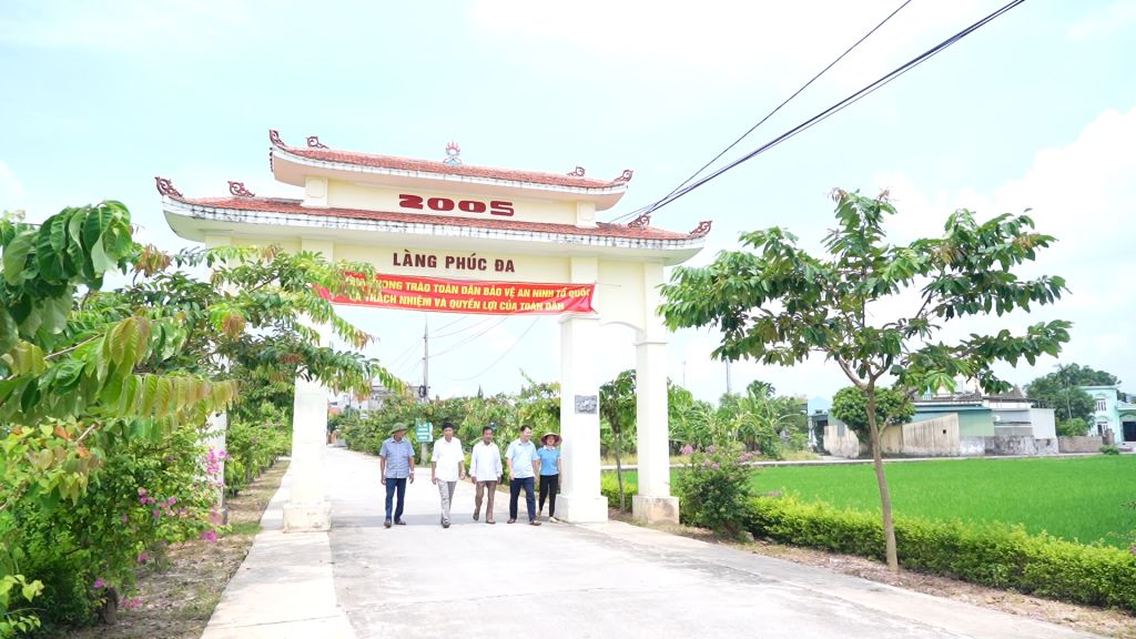 Tuyến đường mẫu cấp tỉnh thôn Phúc Đa (xã Tân Việt, TX Đông Triều).